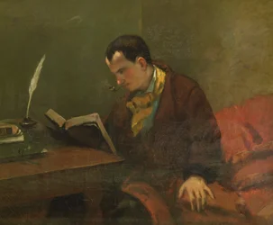 シャルル・ボードレール（1821-67）の肖像、1847年